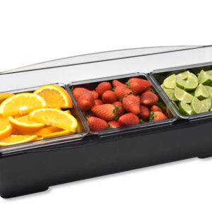 Ensiluokkainen Musta Koristeluteline 3xL