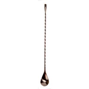 Nordicbar Baarilusikka Teardrop 30 cm Musta