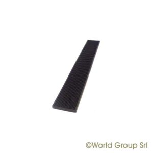 Baarimatto Solid Black 70x10 cm