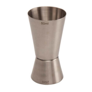 Jigger 25/50 ml Harjattu Teräs