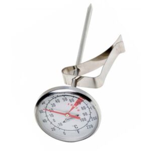 Lämpömittari 65-70°C merkinnällä